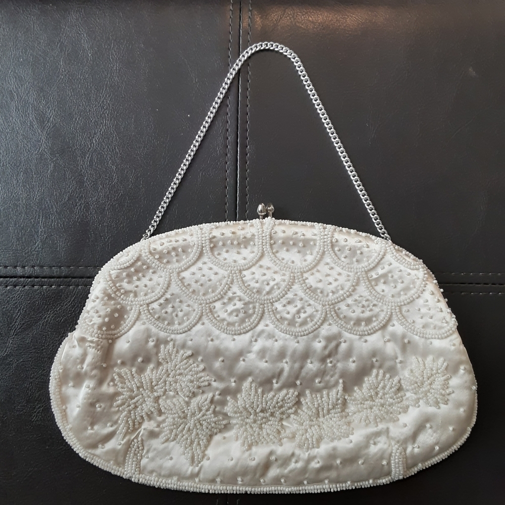 Vintage beaded formal handbag